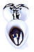 Серія Anal Plug Boss - ювелірні вироби Silver Heart Plug Red S, BS6400046, фото 7