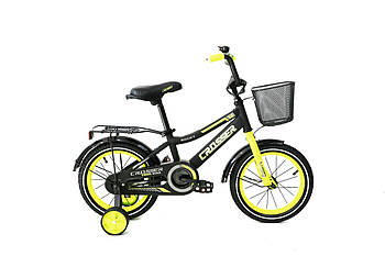 Дитячий велосипед Crosser Rocky 14" з+Зелений