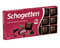 Шоколад Черный с Клюквой Schogetten Dark Chocolate Cranberry Шогеттен 100 г Германия