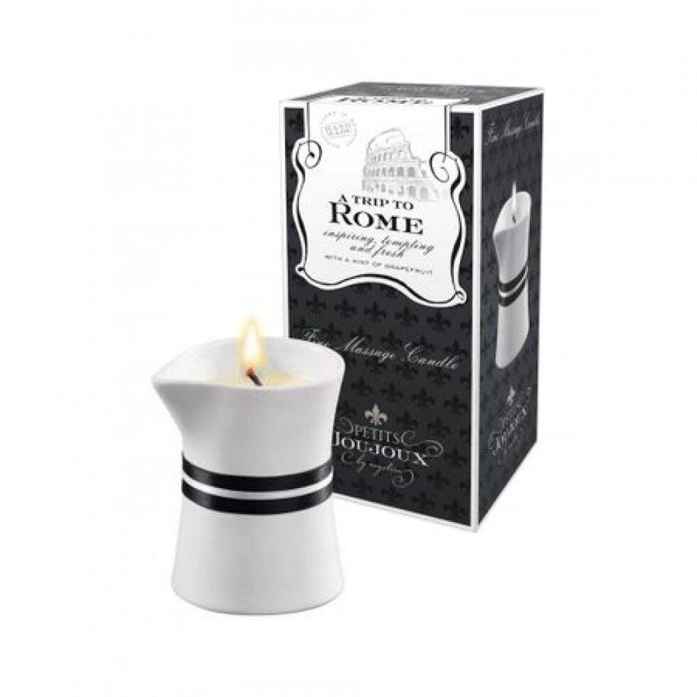 Масаж свічок містить "Подорож до Риму", 120 грам