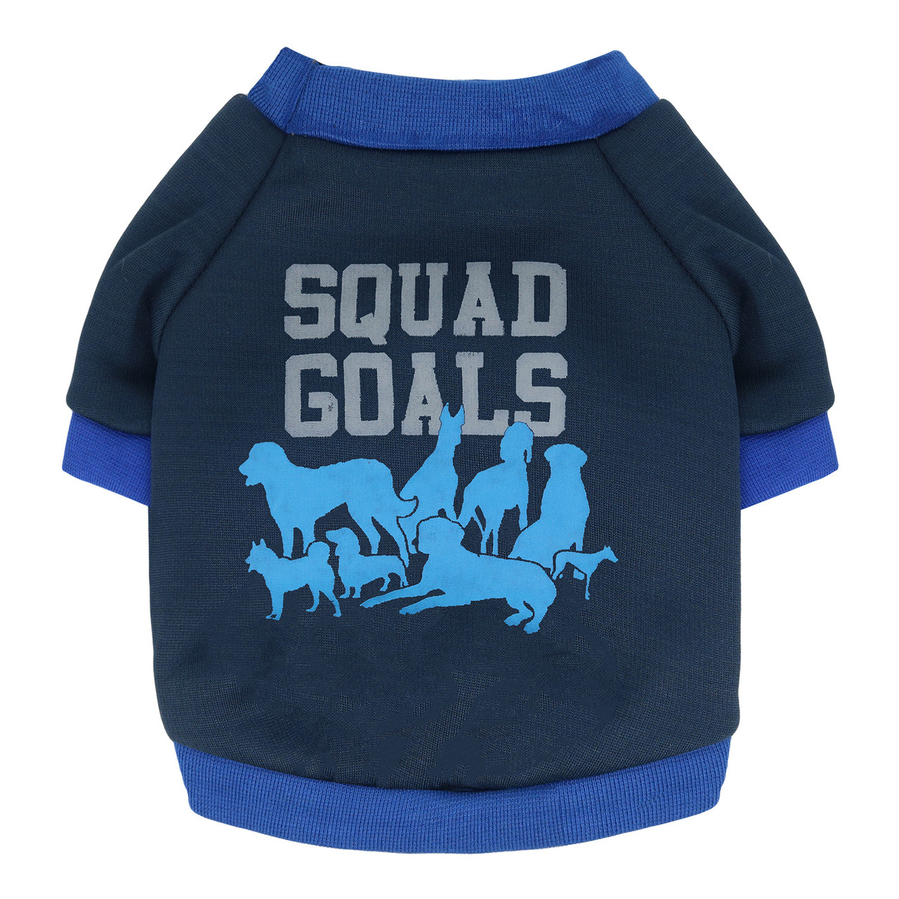 Світшот для котів Pet Style "Squad goals" Синій XS