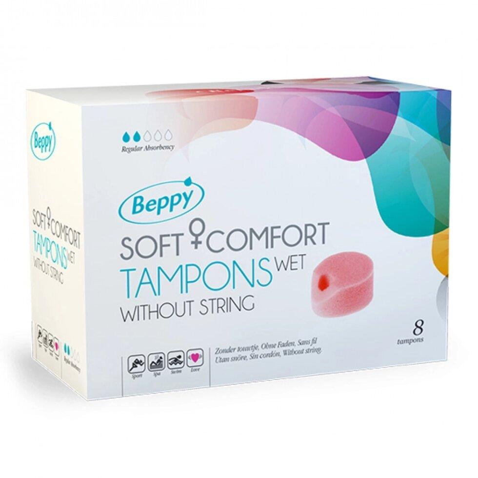 Tampons Beppy Sex для сексу та спорту - вологі тампони, 8 шт.