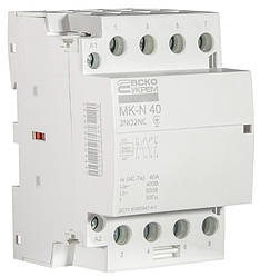 Модульний контактор MK-N 4P 40A 2NO2NC 220V