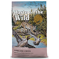 Taste of the Wild Lowland Creek Feline Formula для котів та кошенят всіх порід з перепелом та качкою - 6,6 кг
