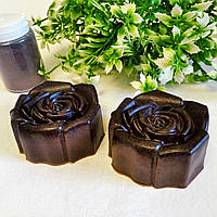 Мыло-скраб Роза с растительными и эфирными маслами, без сульфатов, ароматизаторов и отдушек. Для лица и тела.