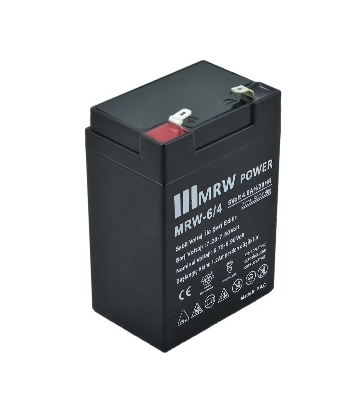 Акумуляторна батарея Mervesan MRW 6V/4AH, фото 1