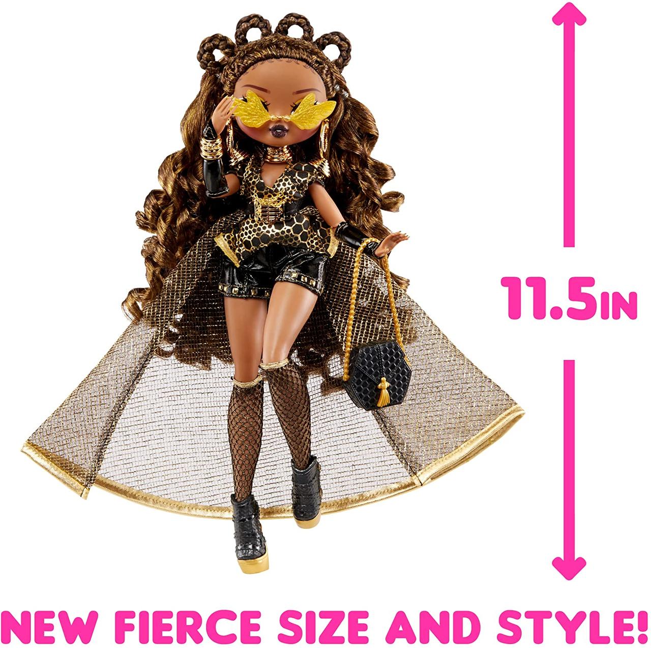 Surprise! OMG Fierce Royal Bee Fashion Doll with X