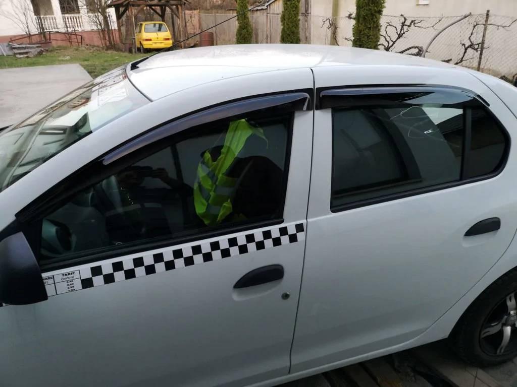 Вітровики Niken на авто Dacia Sandero 2012-2020 Дефлектори бічних вікон для Дачия Сандро, фото 1