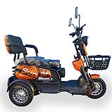 Електротрайк FADA Bulli 600W синій, фото 5