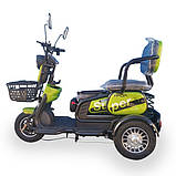 Електротрайк FADA Bulli 600W синій, фото 8