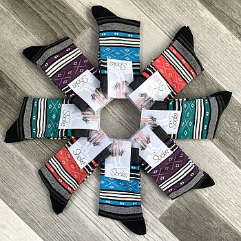 Шкарпетки жіночі демісезонні бавовна Cotton Socks, Туреччина, розмір 36-40, асорті, 07734