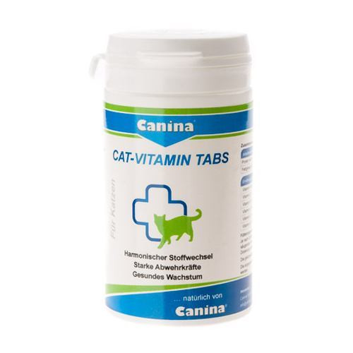 Витамины для кошек Canina «Cat-Vitamin» 250 таблеток, 125 г (мультивитамин) - фото 1 - id-p1691325448