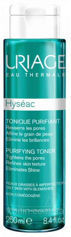 Uriage Hyseac Purifying Toner Тонік для обличчя Ур'яж Ісеак 250 мл. Франція