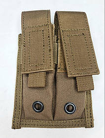 Подвійний підсумок Pantac для пістолетних магазинів Molle 9mm PH-C202, Колір: Coyote