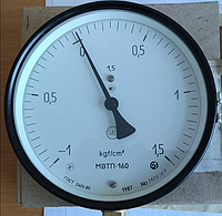 Мановакуумметр МВТП-160 (МВТП 160, МВТП160, МВТП) - радиальный штуцер (РШ), осевой штуцер (ОШ), с фланцем