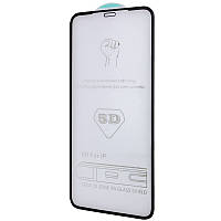 Захисне скло 5D Hard (full glue) (тех.пак) для Apple iPhone 13 Pro Max / 14 Plus (6.7") Чорний