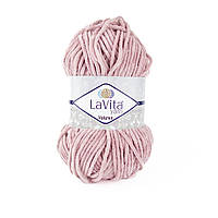 LaVita YARN VELUREX (Ярн Велюрекс) № 4002 темна пудра (Пряжа велюрова, нитки плюшеві)