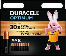 Батарейка Duracell Optimun AA/LR06 BL 8шт
