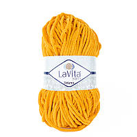 LaVita YARN VELUREX (Ярн Велюрекс) № 3012 оранжевый (Пряжа велюровая, нитки плюшевые)