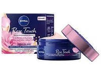 Антивіковий крем для обличчя Nivea проти зморшок Rose Touch 0 на ніч 50 мл