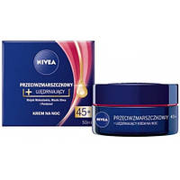 Nivea Нічний крем проти зморшок + зміцнюючий 45+ 50 мл45+ 50ml