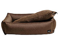 Ортопедичний лежак для собак Wooki Dreamland Orto коричневий 90х60см