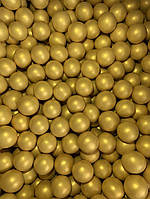 3085 Хрусткі кульки в шоколаді перл.золоті 16мм 20г