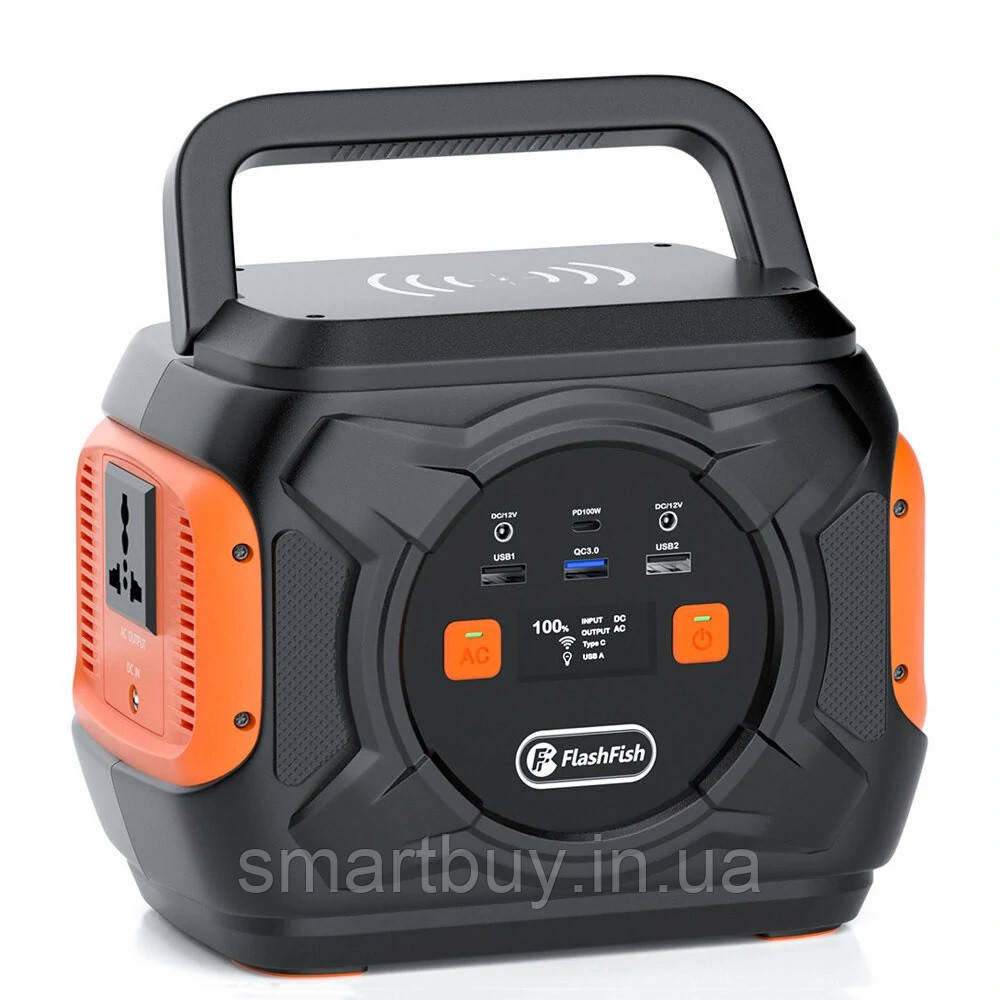 Зарядна станція Flashfish Portable Power Station A301 320W Solar Generator 292Wh 80000mAh