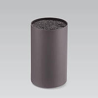 Підставка для ножів Maestro MR-1438-BROWN універсальна настільна з щітковим наповнювачем коричнева