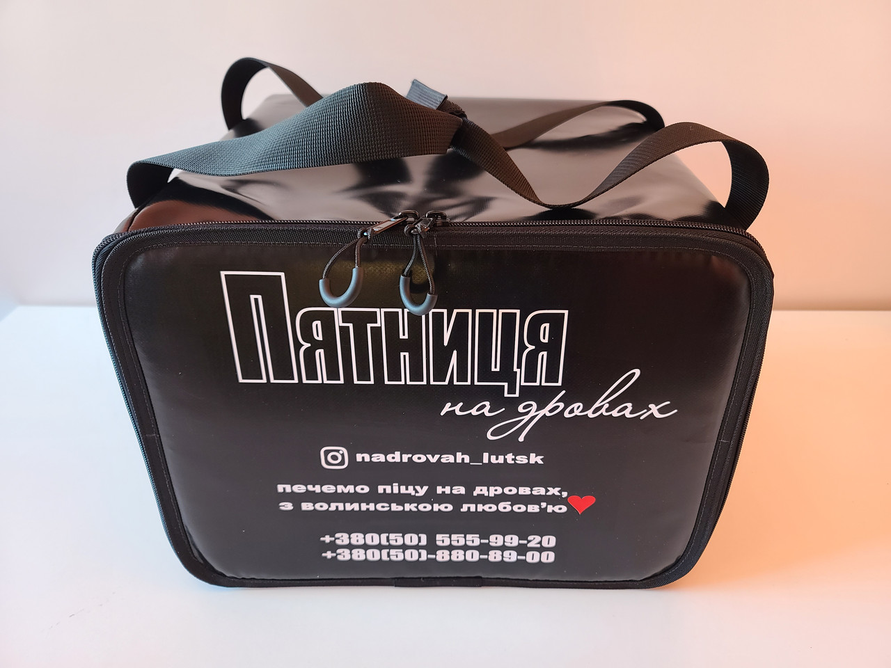 Термосумка для доставки піци до 35см 35*35см висота 30см