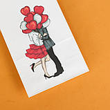 Подарунковий Пакет Серця 150*90*240 Пакет для романтичного подарунка "Поцілунки", фото 9