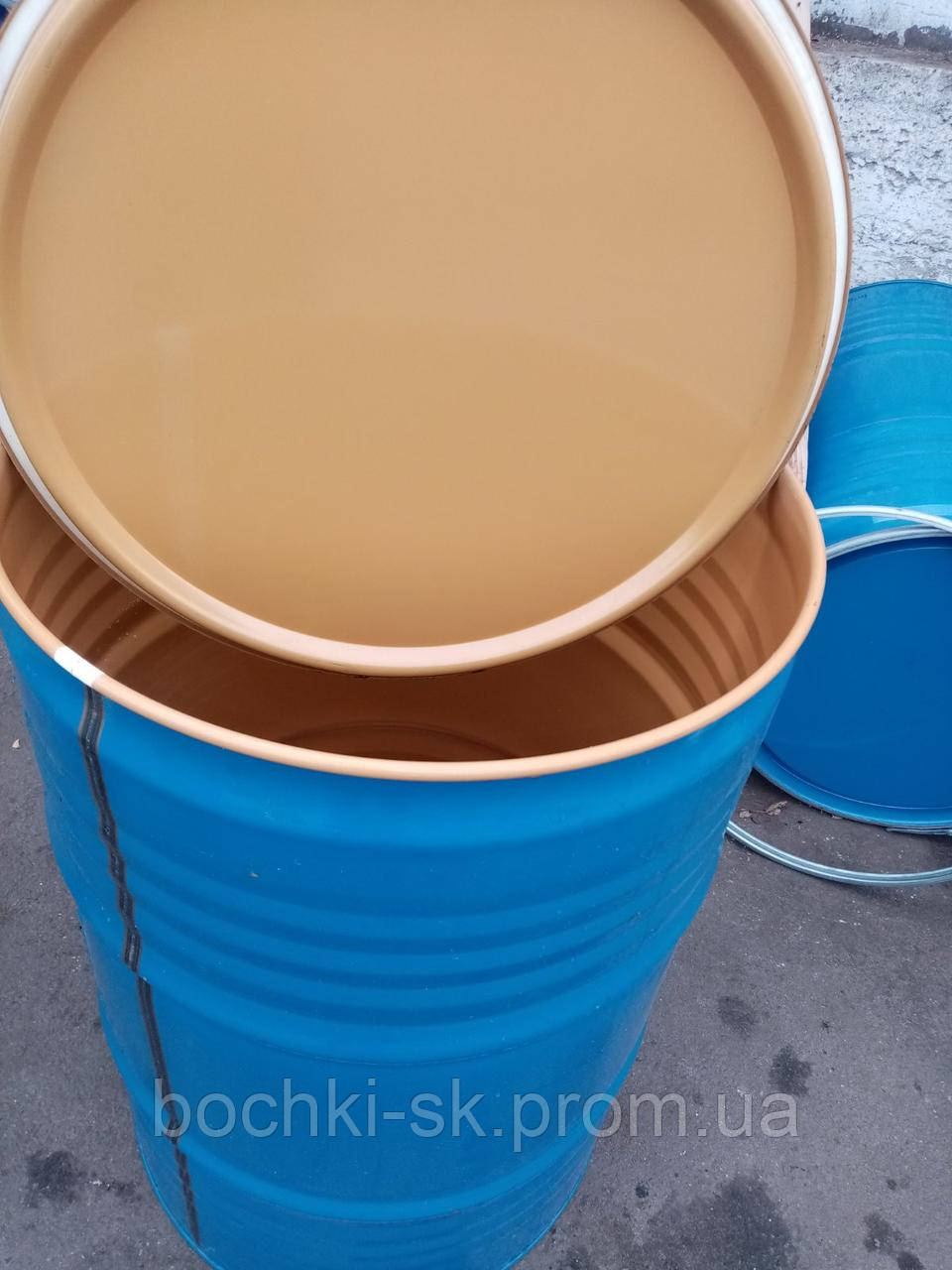 Бочки 216 л під хомут (б/у, чисті) для сипких продуктів, фото 1