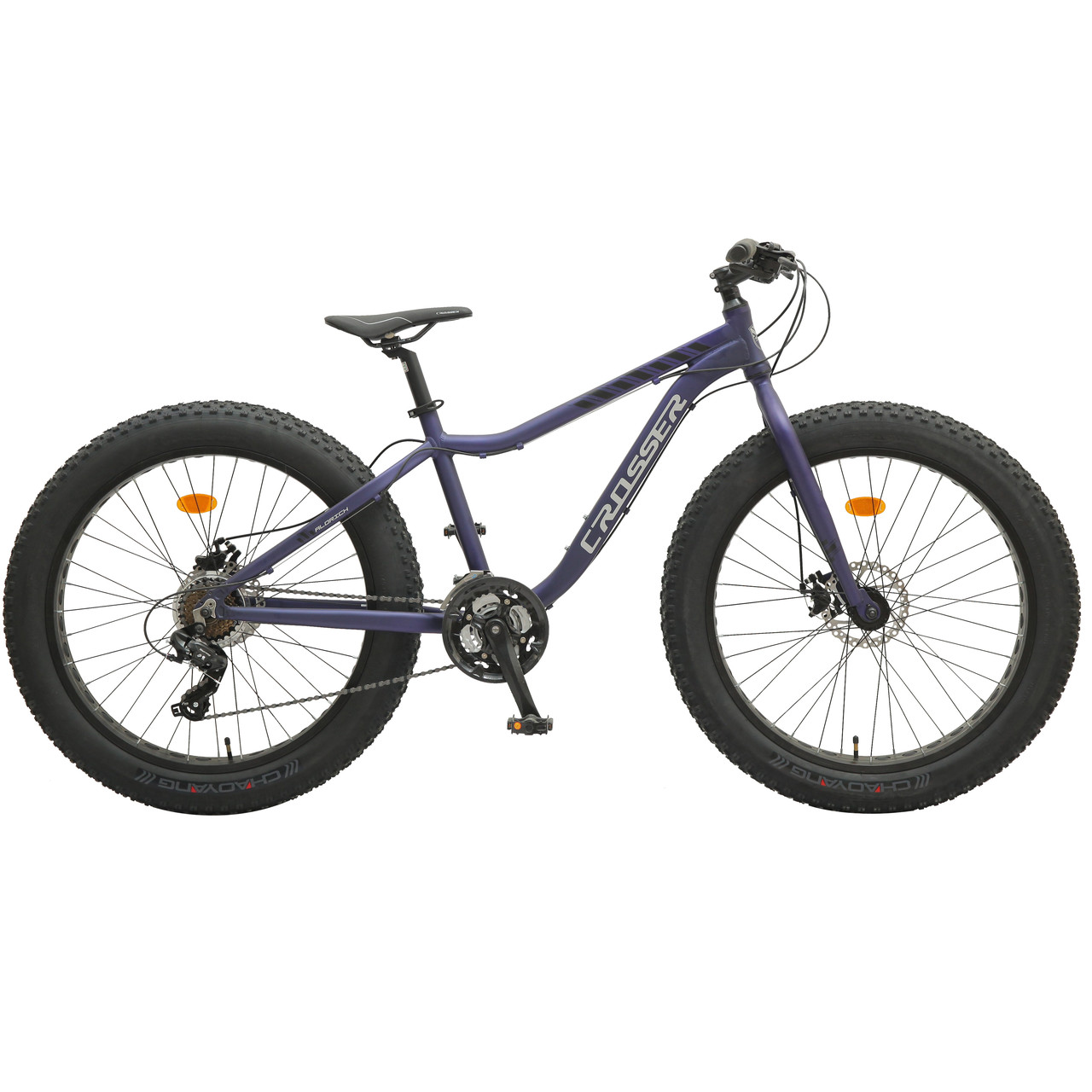 Велосипед фэтбайк Crosser Fat Bike 26" Фіолетовий