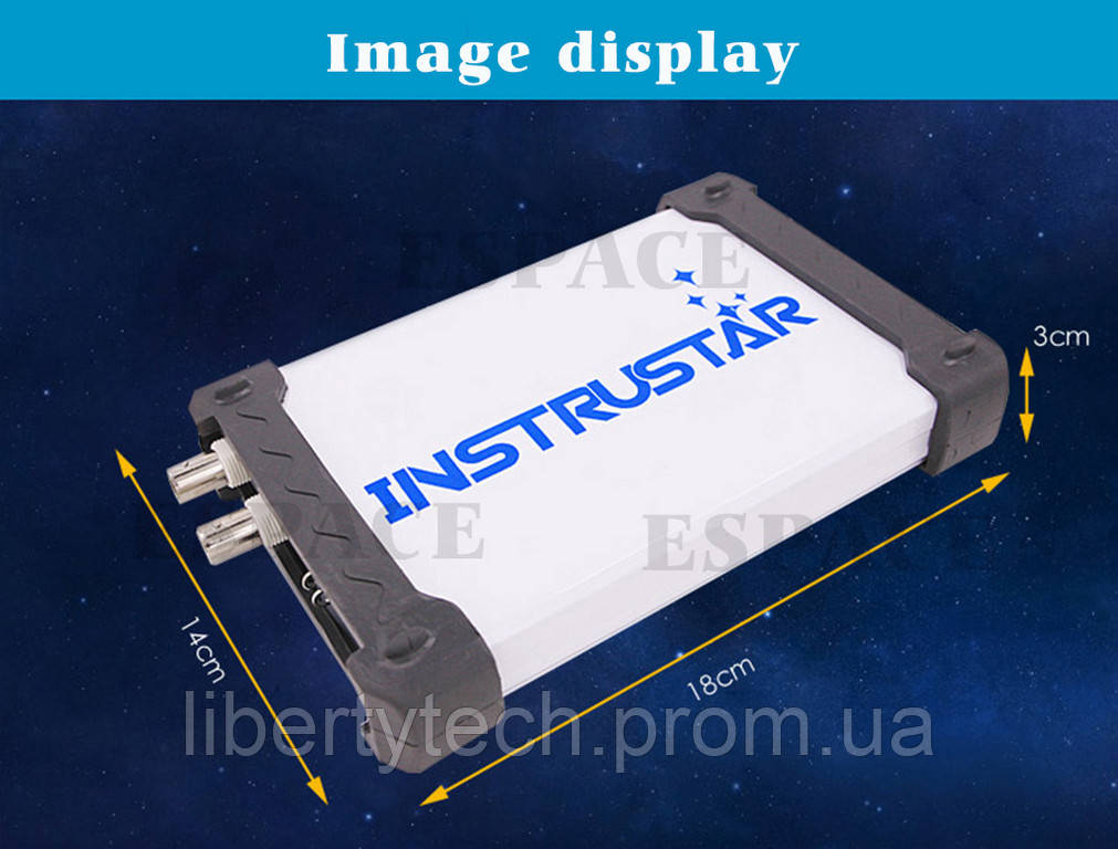 Осциллограф INSTRUSTAR ISDS205A USB двухканальный анализатор регистратор - фото 4 - id-p1206578065