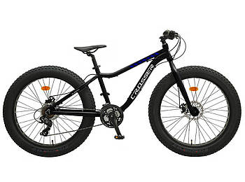 Велосипед фэтбайк Crosser Fat Bike 26" Чорно-синій