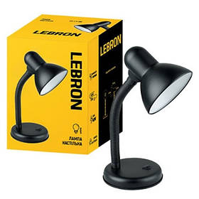 Настільна лампа LEBRON L-TL 40W E27 чорна (15-11-31)