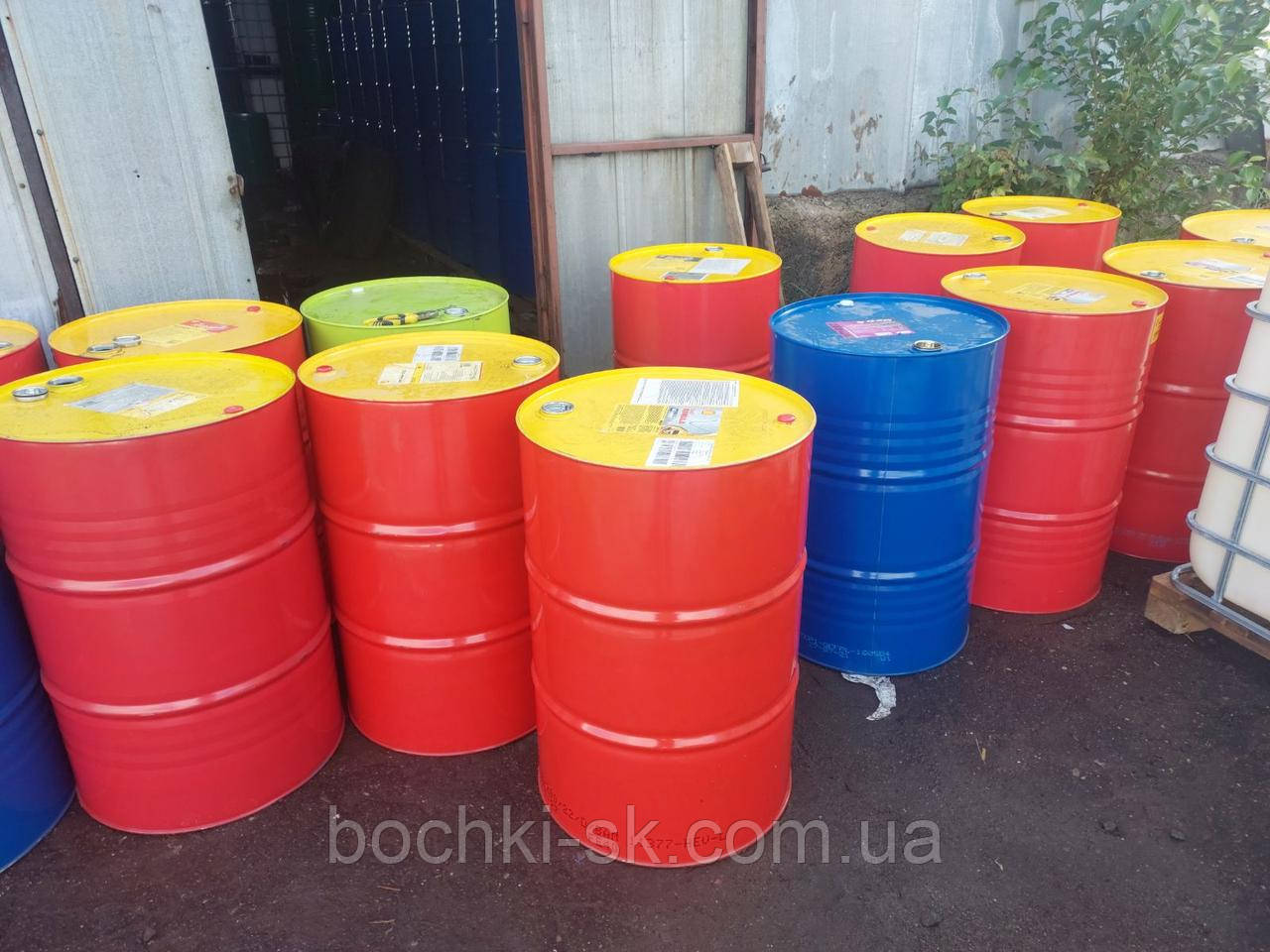 Бочки з під розчинника 200 л б/у, фото 1