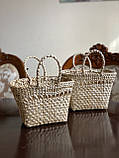 Сумка плетена з ЕКО-рогозу. Арт:D3348, фото 2