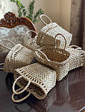 Сумка плетена з ЕКО-рогозу. Арт:D3348, фото 5