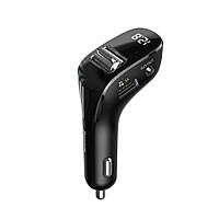 FM-трансмітер Baseus Streamer F40 AUX wireless MP3 car charger Black