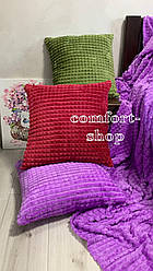 Декоративна велюрова подушка в кубік Крокодил