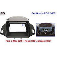 Рамка переходная CraftAudio FO-22-687 FORD C-Max 2010+ /Kuga 2013+ /Escape 2012+