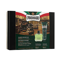 Набір для гоління Proraso Duo Pack Tube + Lotion Refreshing