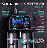 Зарядний пристрій VIDEX VCH-UT201 Li-ion, LiFePO4, Ni-MH, Ni-Cd. 2 незалежні канали, фото 10