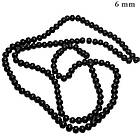 Намистини 6 мм для Біжутерії Чорні, тон 116, Фурнітура ля Прикраси Браслета Брошки Кулона Сережок, фото 2