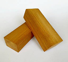 Дерев'яний брусок для рукояті ножа "Іроко" 130х45х30мм.