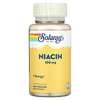 Solaray, Niacin 100 мг (100 капс.), ниацин, витамин В3