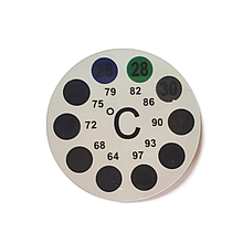Рідкокристалічний термометр Наклейка для акваріума, круглий