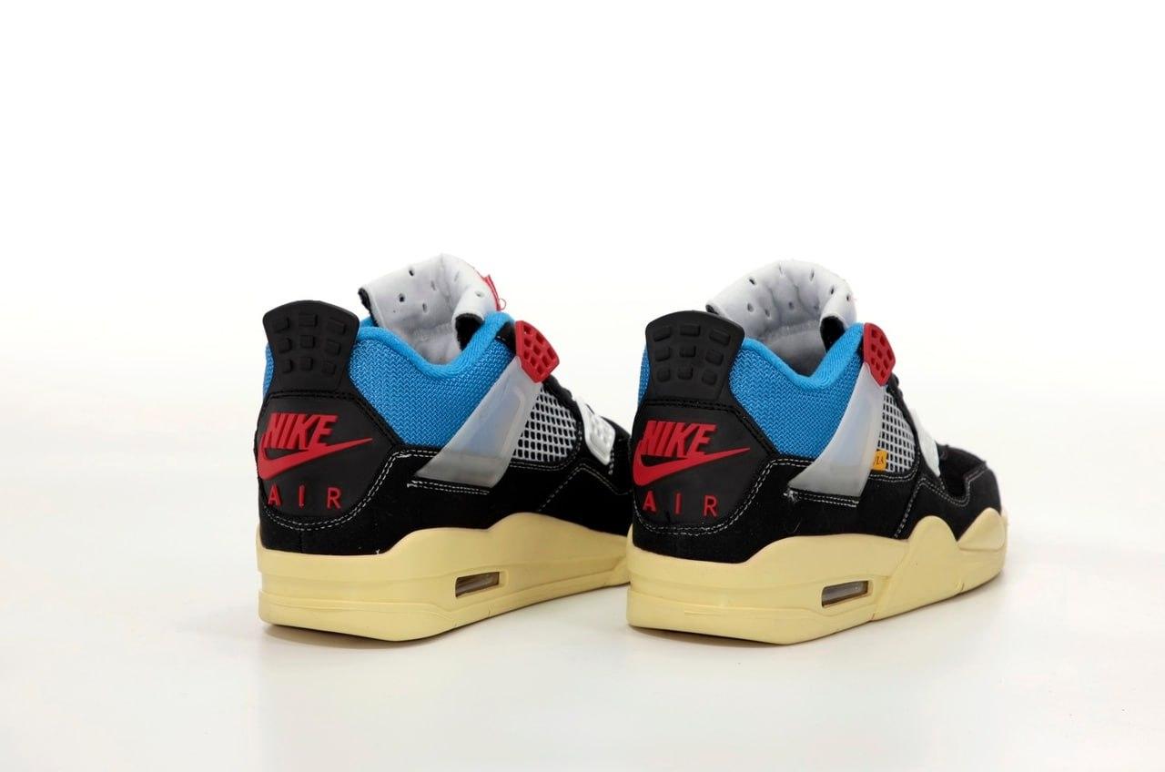 Кросівки чоловічі Union LA x Air Jordan 4 Retro Off Noir DC9533-001, фото 1