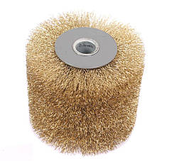 Металевий щітковий валик для полірувальних машин Bass Polska 9848